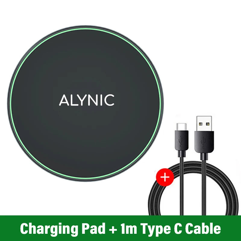 Chargeur Sans Fil 30W - Station de Charge Rapide Induction pour iPhone 15/14/13/12 Pro Max, Samsung S23/S22, Xiaomi, Huawei