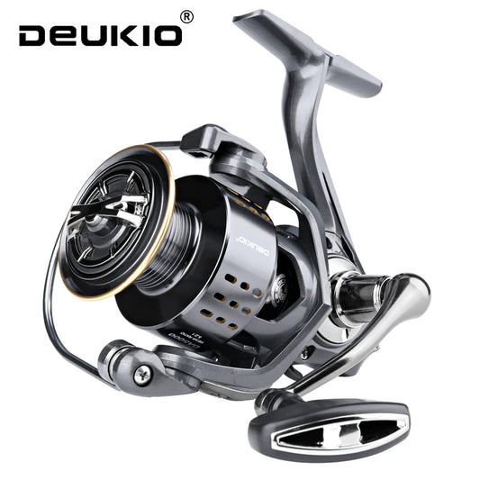 Moulinet Spinning 2000-7000 Séries - Ultraléger, Max Drag 15kg, Surfcasting & Jigging, Eau Douce & Mer
