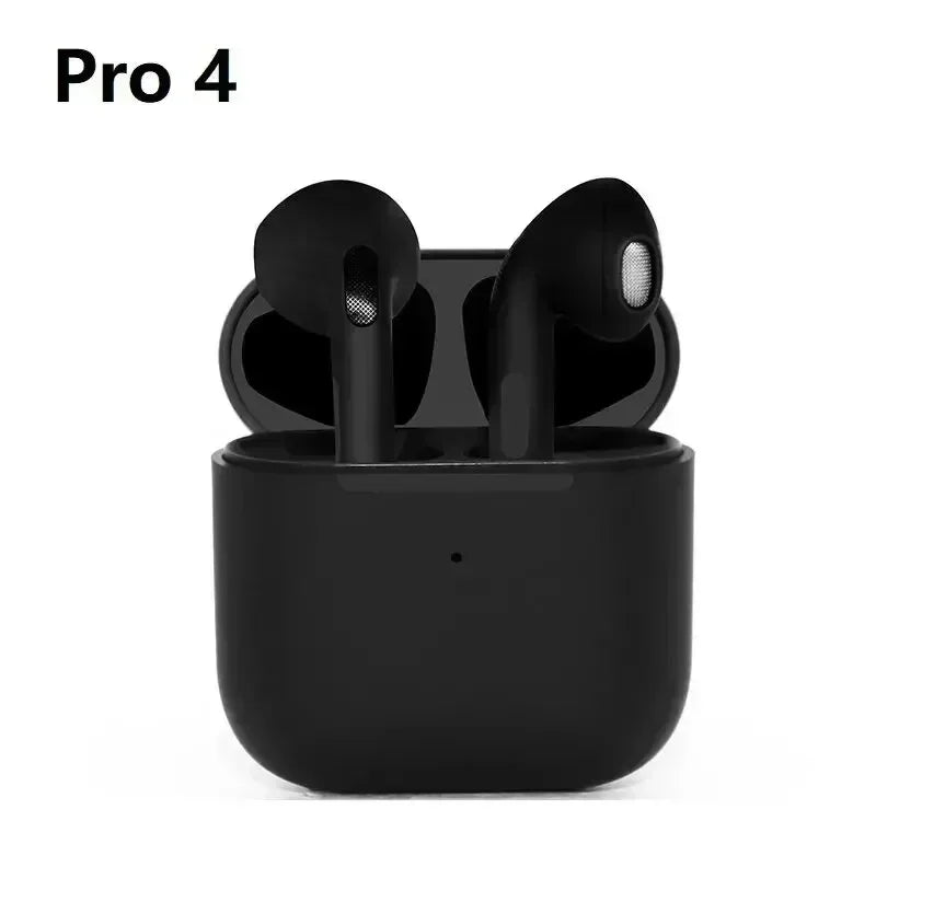 Écouteurs Sans Fil Pro 4 TWS - Bluetooth 5.0, Étanches, Micro Intégré, Compatibles iOS/Android/PC & Gaming