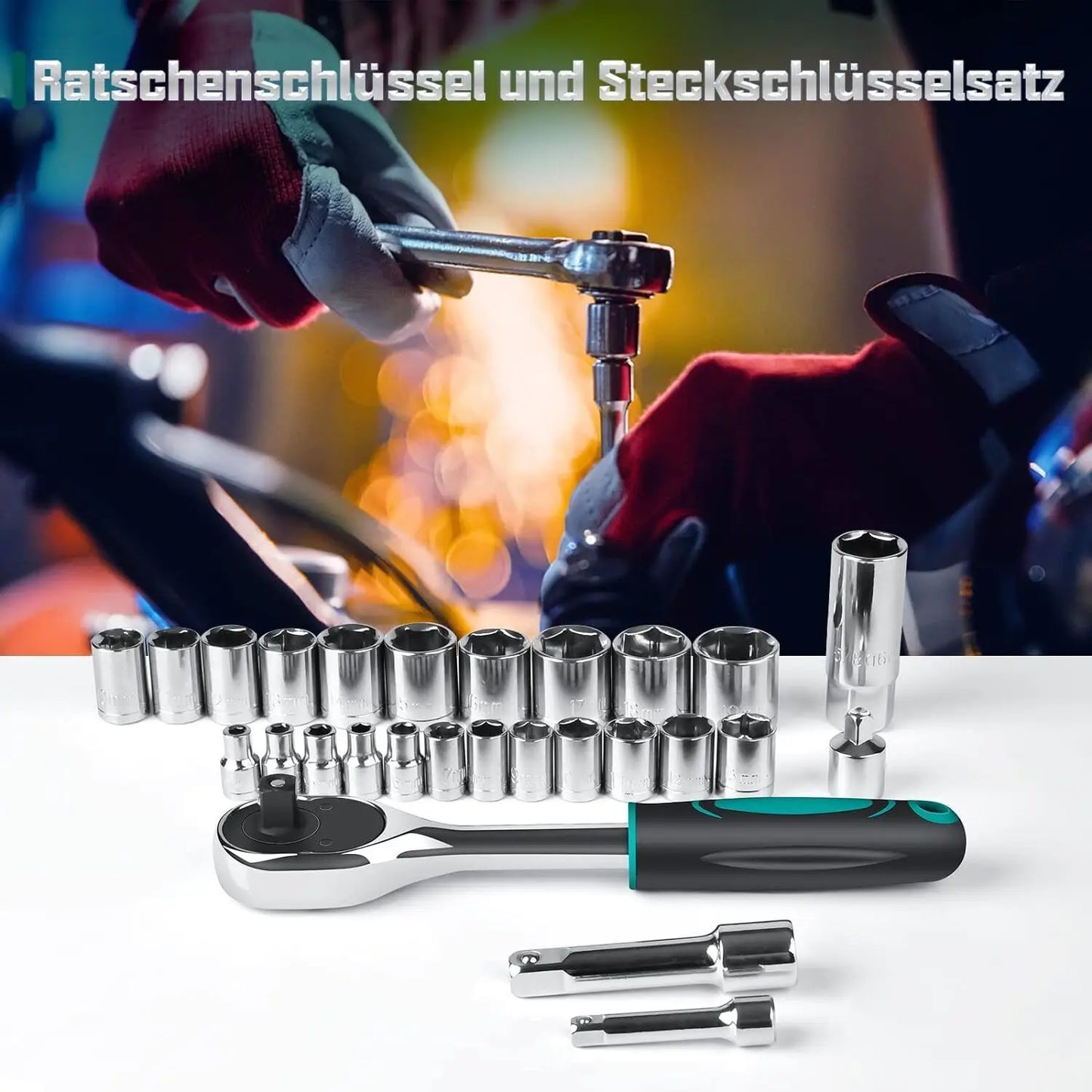 Coffret d'Outils 198 Pièces – Kit Complet pour Réparations Maison & Automobile !