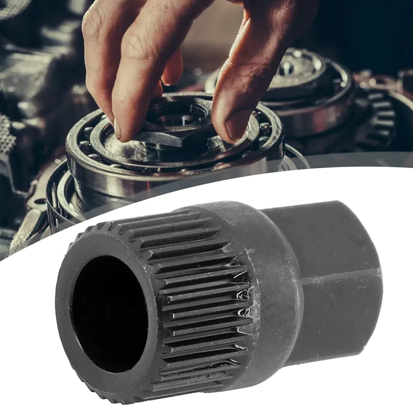 Outil d’Extraction de Poulie – 33 Dents, Compatible Alternateur & Poulies de Courroie en V