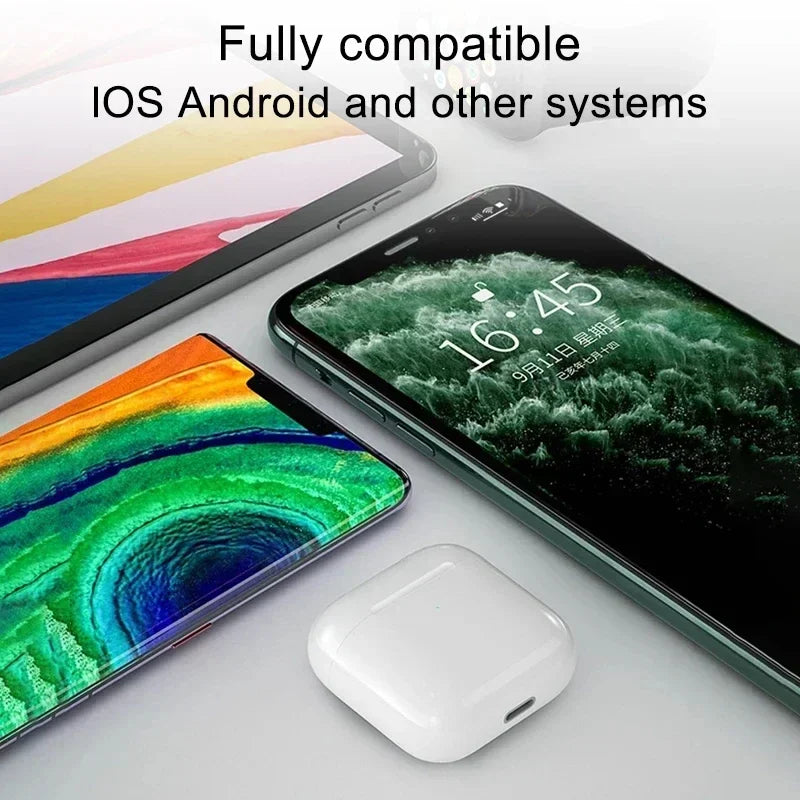 Écouteurs Sans Fil Pro 4 TWS - Bluetooth 5.0, Étanches, Micro Intégré, Compatibles iOS/Android/PC & Gaming