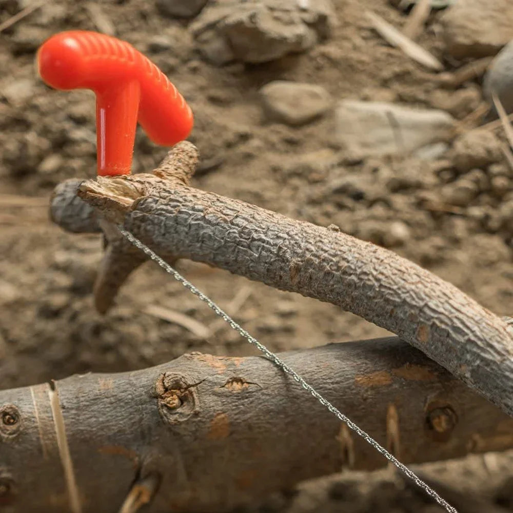 Scie à Chaîne Manuelle STONEGO - Outil de Survie Portable pour Camping, Urgence & Voyage