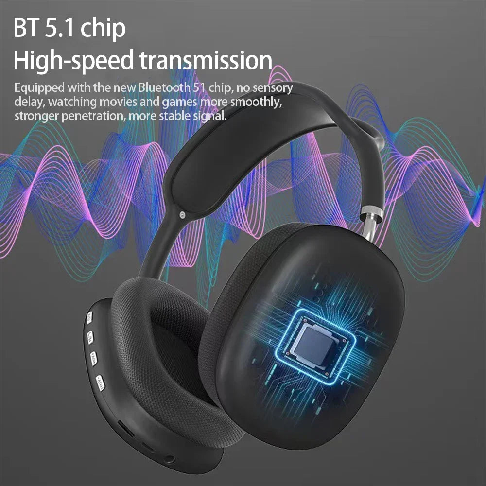 Écouteurs Sans Fil P9 - Bluetooth, Micro Intégré, Réduction de Bruit, Sport & Gaming