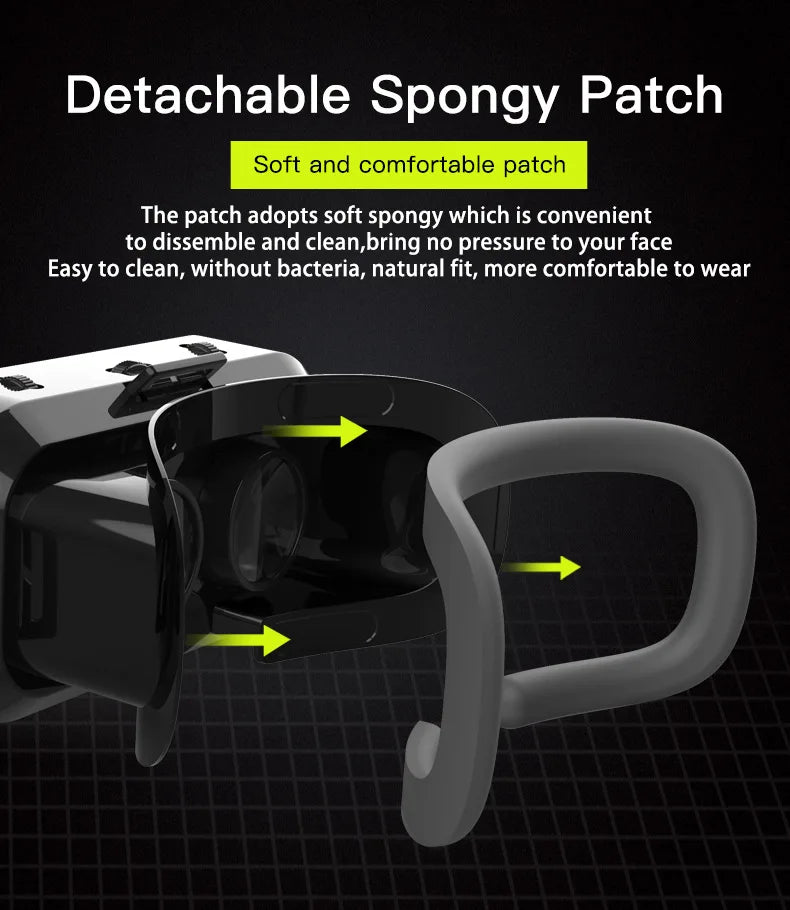 Casque de Réalité Virtuelle VR - Lunettes 3D pour Smartphones, Expérience Immersive pour Jeux & Vidéos