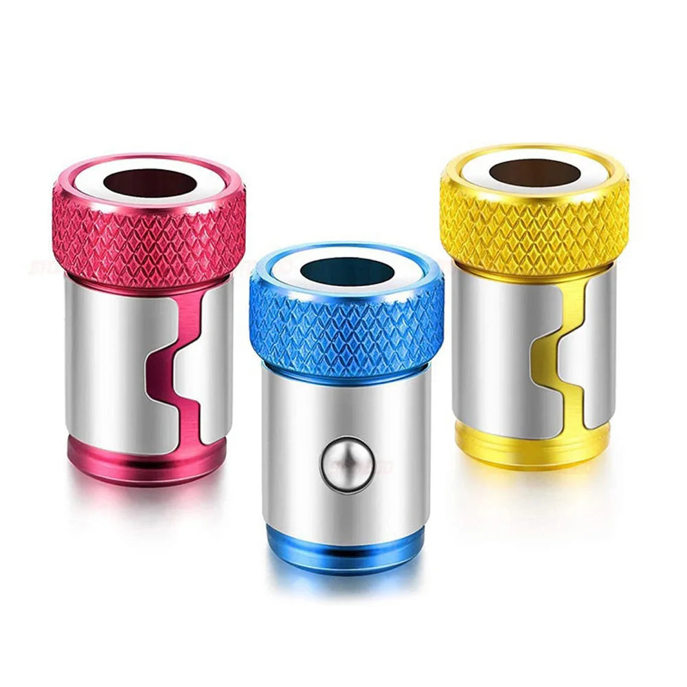 STONEGO - Bague Magnétique pour Embouts de Visseuse | 1PC / 3PCS - 1/4" Hexagonale (6,35 mm) | Antidérapant & Amovible