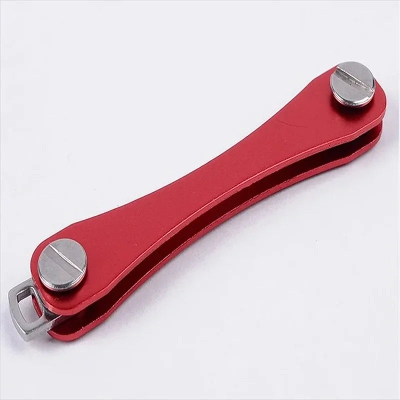 Porte-Clés Intelligent & Compact - Organisateur de Clés en Métal, Clip en Aluminium, Accessoire de Rangement Portable