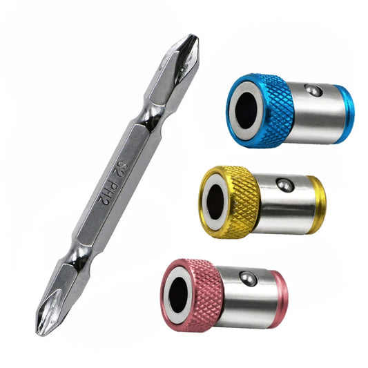 Bague Magnétique Universelle 6.35mm - Renfort Magnétique pour Embouts de Tournevis, Alliage Anti-Corrosion, Aimant Puissant