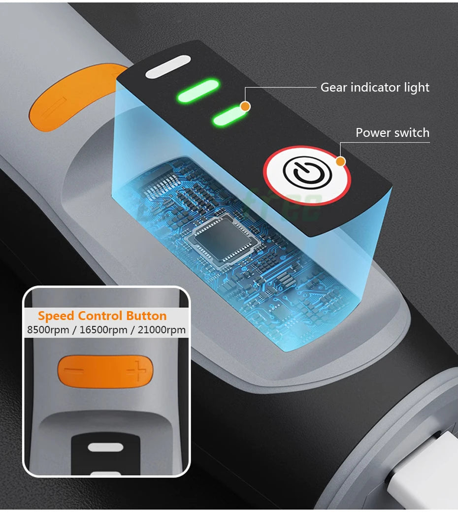 Mini Outil Rotatif Sans Fil 35W – USB Rechargeable, 3 Vitesses, Perçage & Gravure