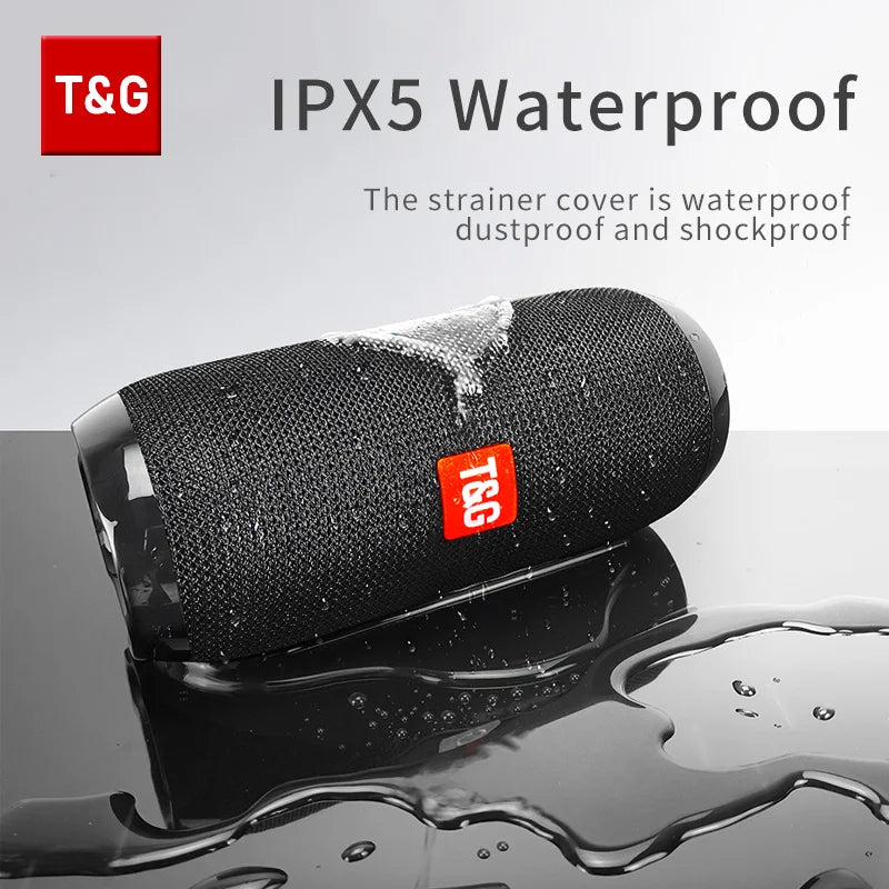 Enceinte Bluetooth TG117 - Portable, Waterproof, Son Stéréo Puissant, Radio FM, Support TF & TWS