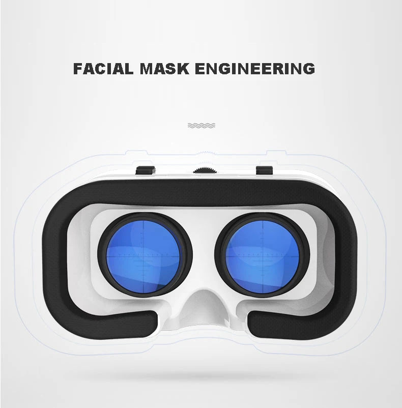 Casque de Réalité Virtuelle VR - Lunettes 3D pour Smartphones, Expérience Immersive pour Jeux & Vidéos