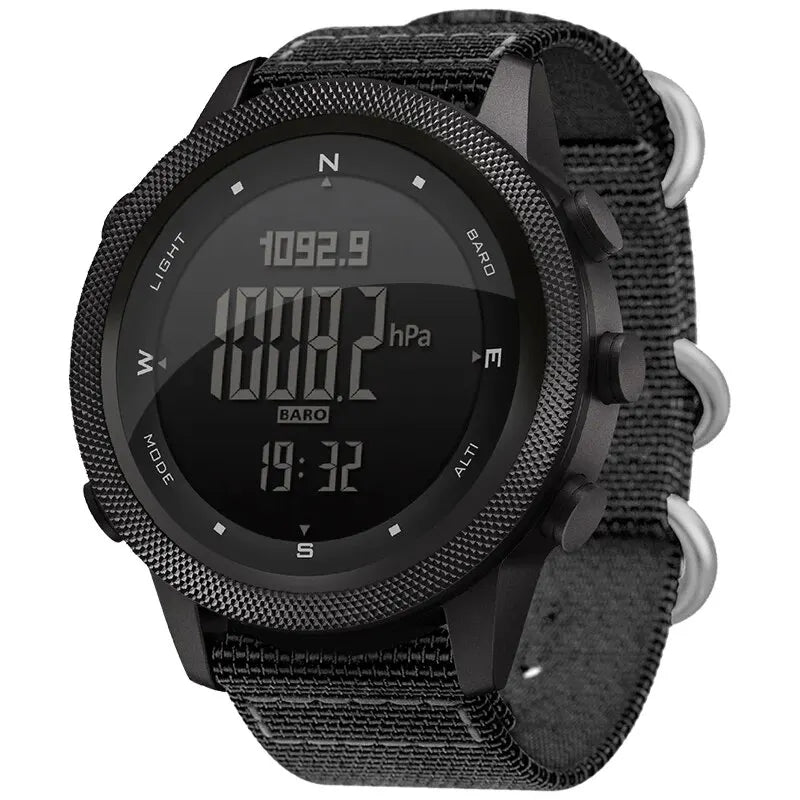 Montre Sport Homme NORTH EDGE APACHE-46 – Altimètre, Baromètre, Boussole, Étanche 50M