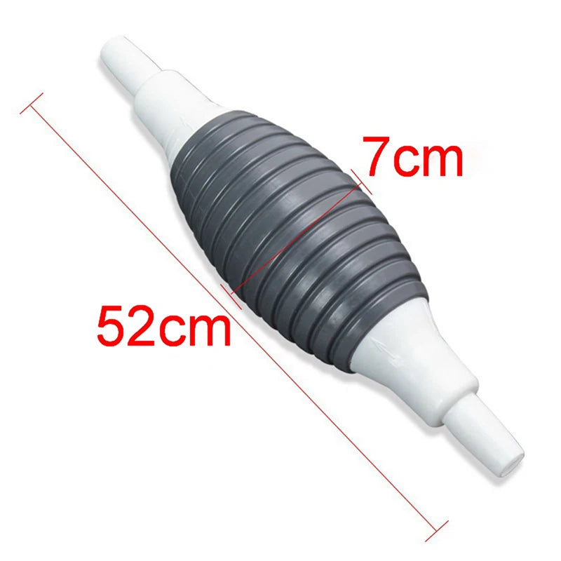 Pompe Manuelle de Transfert de Carburant - Haute Débit, Portable, Compatible Essence, Diesel, Huile & Liquides