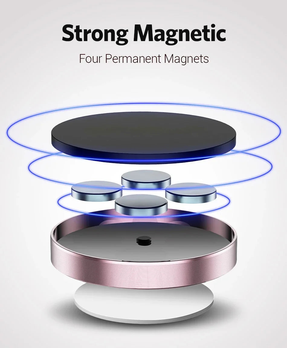 Support Téléphone Magnétique Universel - Fixation Voiture & Maison, Compatible iPhone, Xiaomi, Samsung, Huawei