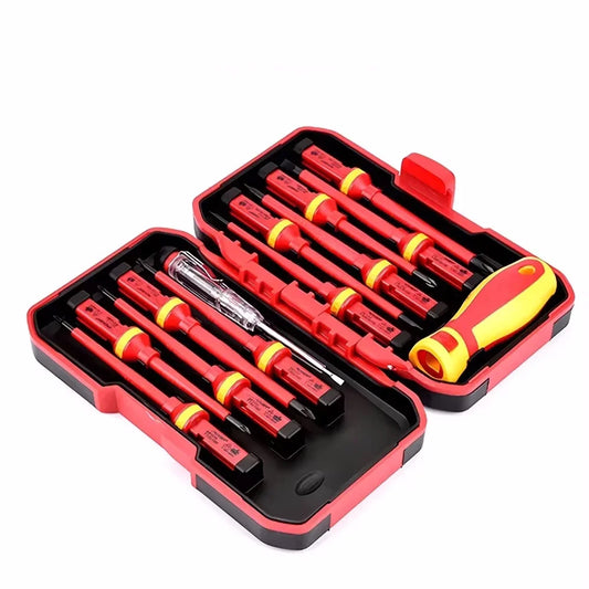 Kit d’Outils Électricien 13 Pièces – Tournevis Isolés 1000V avec Embouts Magnétiques !