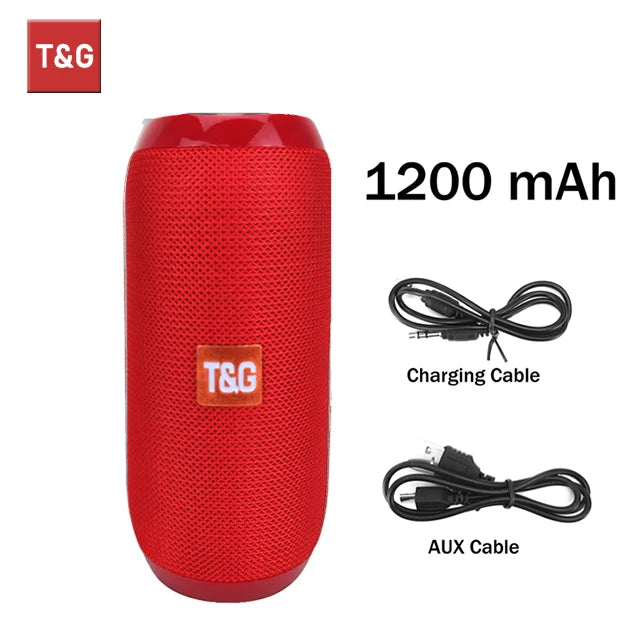 Enceinte Bluetooth TG117 - Portable, Waterproof, Son Stéréo Puissant, Radio FM, Support TF & TWS