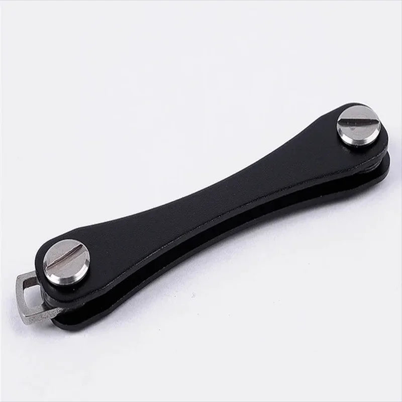 Porte-Clés Intelligent & Compact - Organisateur de Clés en Métal, Clip en Aluminium, Accessoire de Rangement Portable