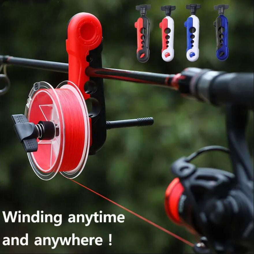 Enrouleur de Ligne de Pêche Portable - Bobineuse pour Moulinet Spinning & Baitcasting, Outil de Montage Rapide