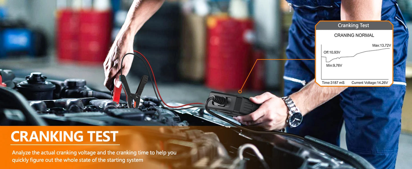 ANCEL AD410 PRO – Lecteur de Codes OBD2 & Testeur de Batterie