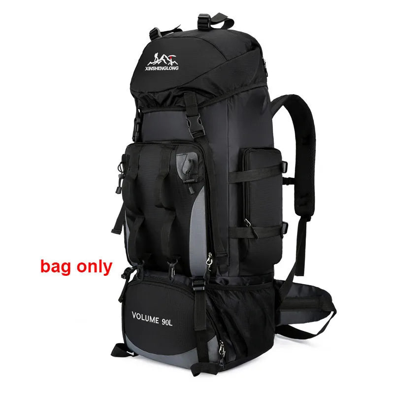 Sac à Dos de Randonnée 90L - Étanche, Grande Capacité, Idéal pour Trekking, Camping & Voyages