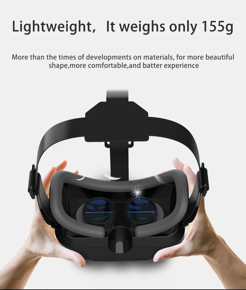 Casque de Réalité Virtuelle VR - Lunettes 3D pour Smartphones, Expérience Immersive pour Jeux & Vidéos