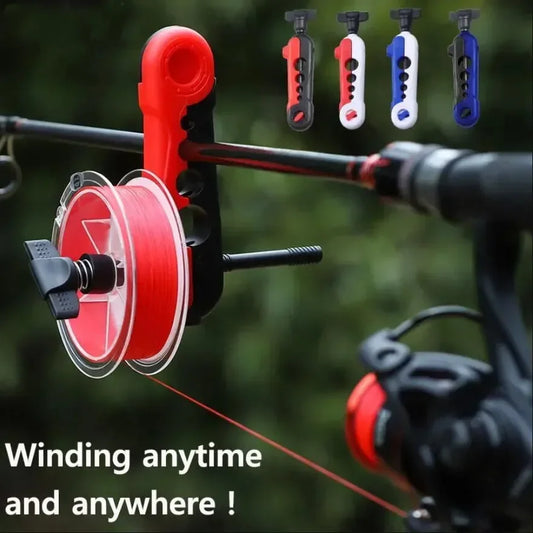 Enrouleur de Ligne de Pêche Portable - Bobineuse pour Moulinet Spinning & Baitcasting, Outil de Montage Rapide