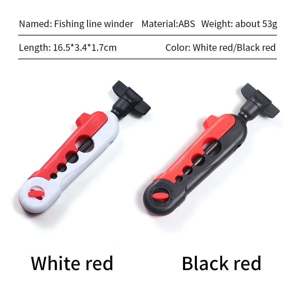 Enrouleur de Ligne de Pêche Portable - Bobineuse pour Moulinet Spinning & Baitcasting, Outil de Montage Rapide