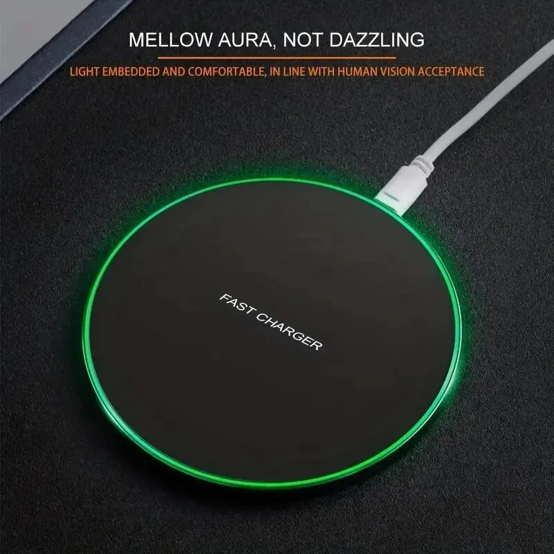 Chargeur Sans Fil 30W - Station de Charge Rapide Induction pour iPhone 15/14/13/12 Pro Max, Samsung S23/S22, Xiaomi, Huawei