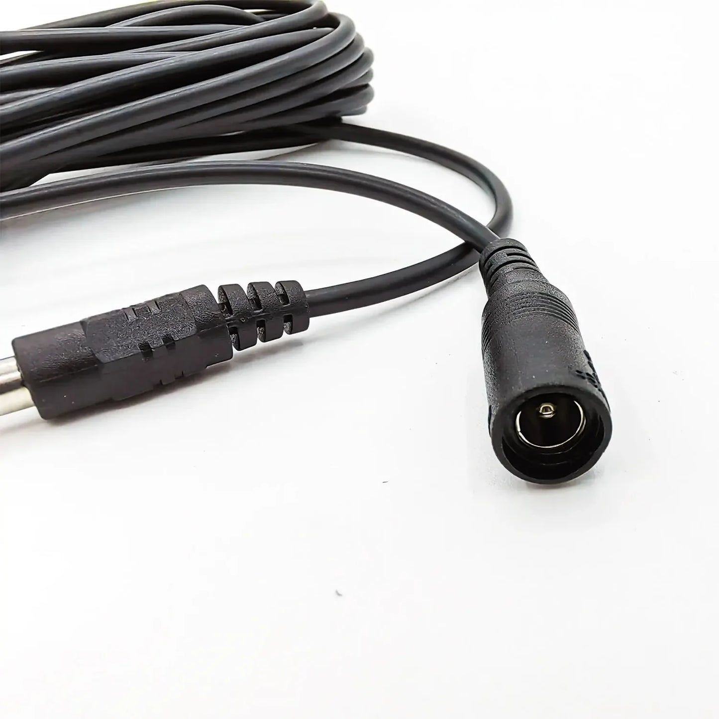 Câble d’Extension d’Alimentation DC 12V - 5M / 10M, Connecteur 5.5mm x 2.1mm, Mâle vers Femelle, Noir
