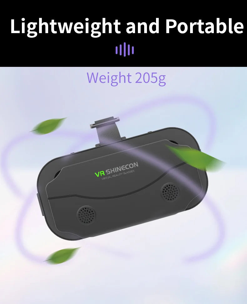 Casque de Réalité Virtuelle VR - Lunettes 3D pour Smartphones, Expérience Immersive pour Jeux & Vidéos