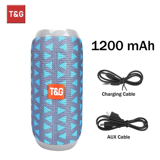 Enceinte Bluetooth TG117 - Portable, Waterproof, Son Stéréo Puissant, Radio FM, Support TF & TWS