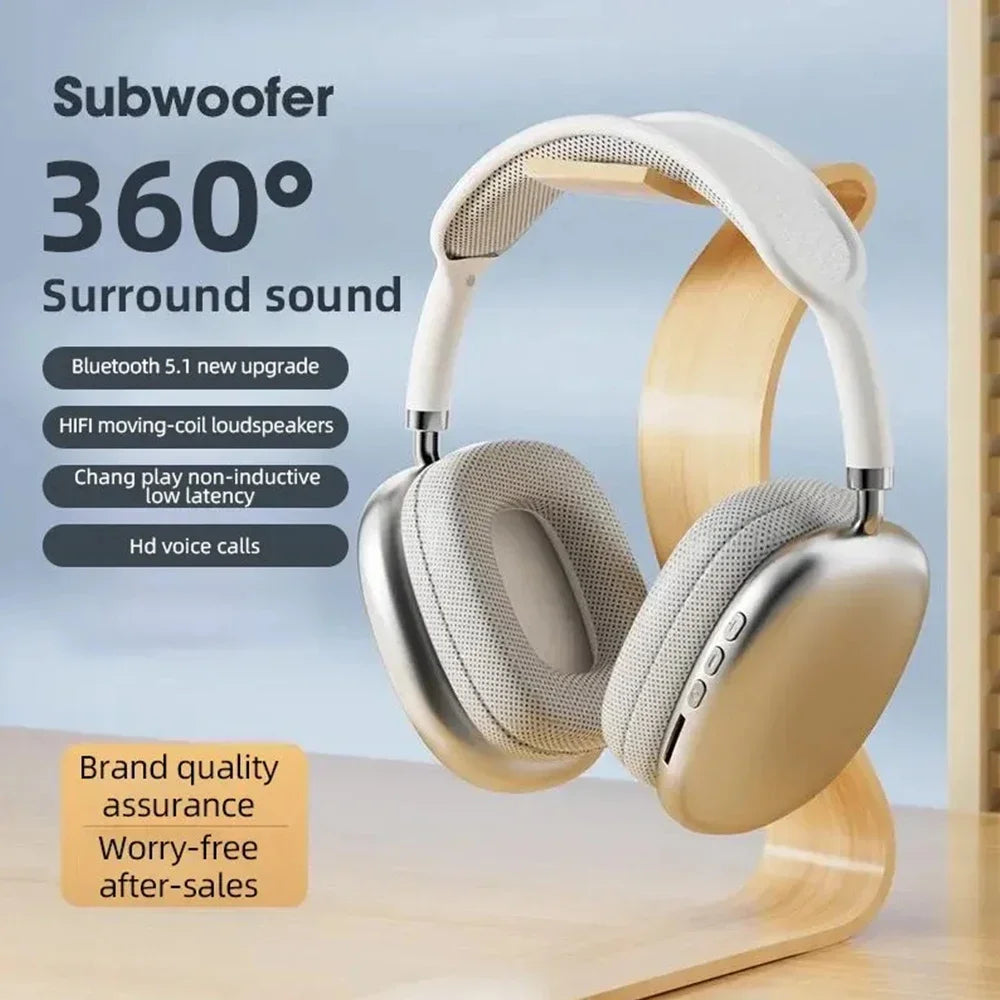 Écouteurs Sans Fil P9 - Bluetooth, Micro Intégré, Réduction de Bruit, Sport & Gaming