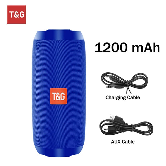 Enceinte Bluetooth TG117 - Portable, Waterproof, Son Stéréo Puissant, Radio FM, Support TF & TWS