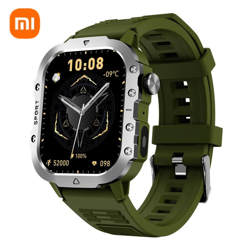 Xiaomi Mijia Military Smartwatch - Montre Connectée Sport Homme, IP68 5ATM, Fitness Tracker, Santé & Appels Bluetooth, 1.81"