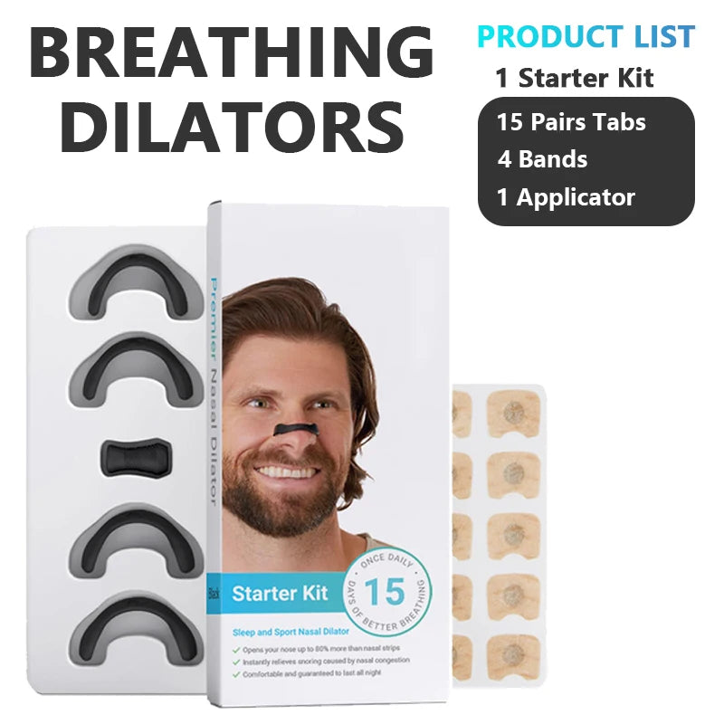 Dilateurs Nasaux Anti-Ronflement – Améliore la Respiration et le Sommeil