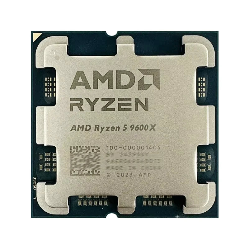 AMD Ryzen 5 9600X - Processeur Gaming 6 Cœurs, 12 Threads, 5.4 GHz, 4nm, Socket AM5 (Sans Ventilateur)