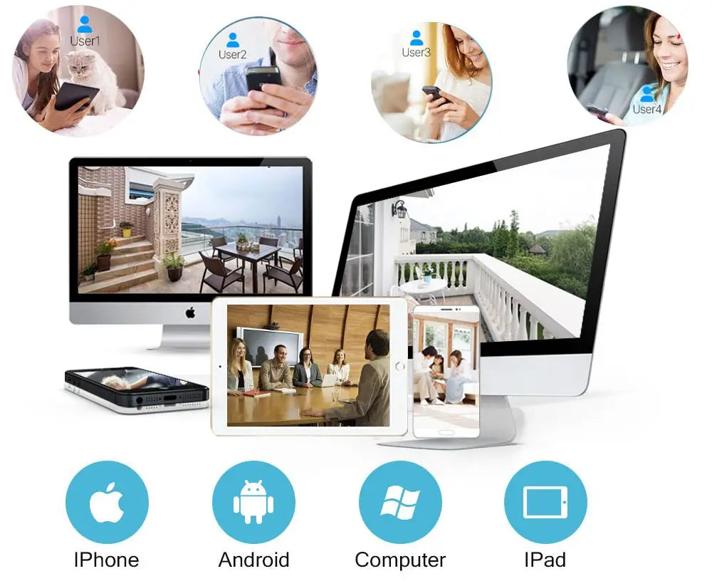 Caméra de Surveillance Tuya 4K 8MP - Double Objectif, PTZ WiFi, AI Tracking, Vision Nocturne, Audio Bidirectionnel, Sécurité Extérieure