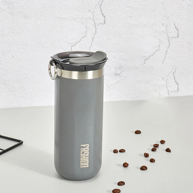 Bouteille Isotherme en Acier Inoxydable - Mug Thermique, Thermos pour Café, Eau & Boissons Chaudes/Froides, Anti-Fuite