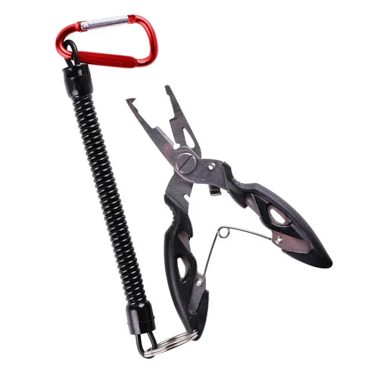 Pinces de Pêche Multifonction - Outil Essentiel pour Pêcheur, Coupe-Tresse, Hameçons, Anneaux Brisés & Accessoires