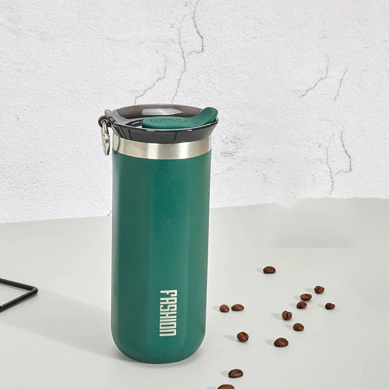 Bouteille Isotherme en Acier Inoxydable - Mug Thermique, Thermos pour Café, Eau & Boissons Chaudes/Froides, Anti-Fuite