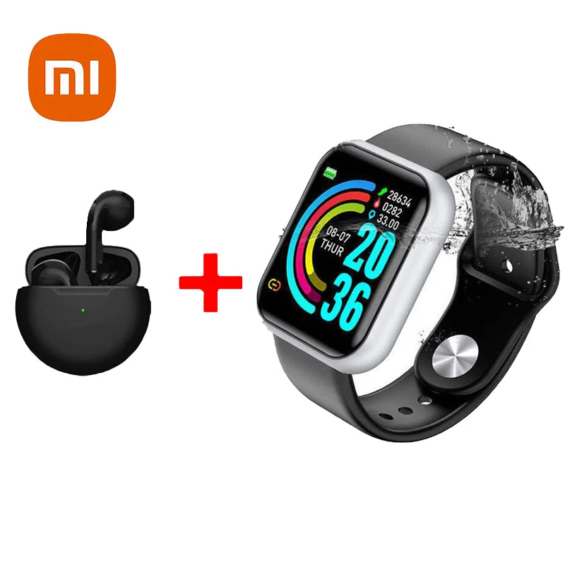 Xiaomi Smartwatch - Montre Connectée Sport & Fitness, Appels Bluetooth, Suivi du Sommeil & Fréquence Cardiaque, Musique & Notifications