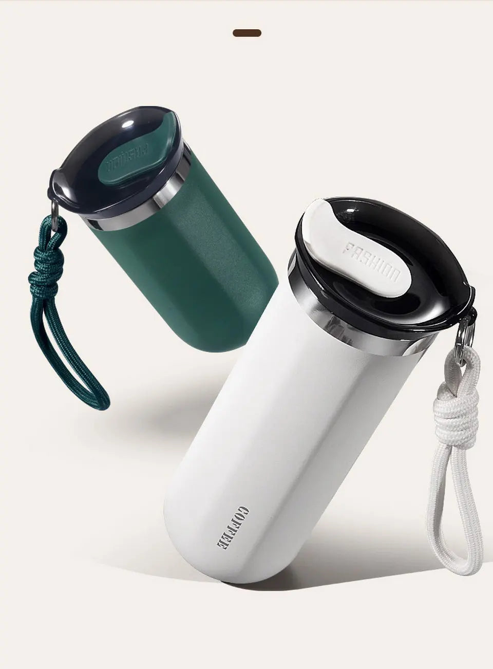 Bouteille Isotherme en Acier Inoxydable - Mug Thermique, Thermos pour Café, Eau & Boissons Chaudes/Froides, Anti-Fuite