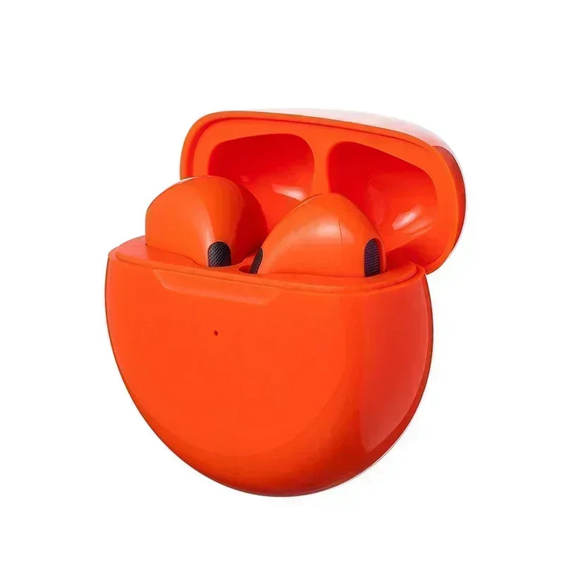 Écouteurs Sans Fil Pro 6 TWS - Bluetooth, Réduction de Bruit, Micro Intégré, Compatibles iPhone & Android