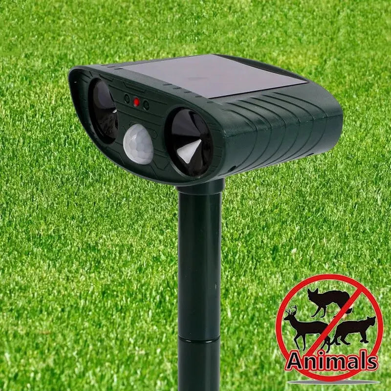 Répulsif Ultrason Solaire – Anti-Chats, Chiens & Animaux Nuisibles