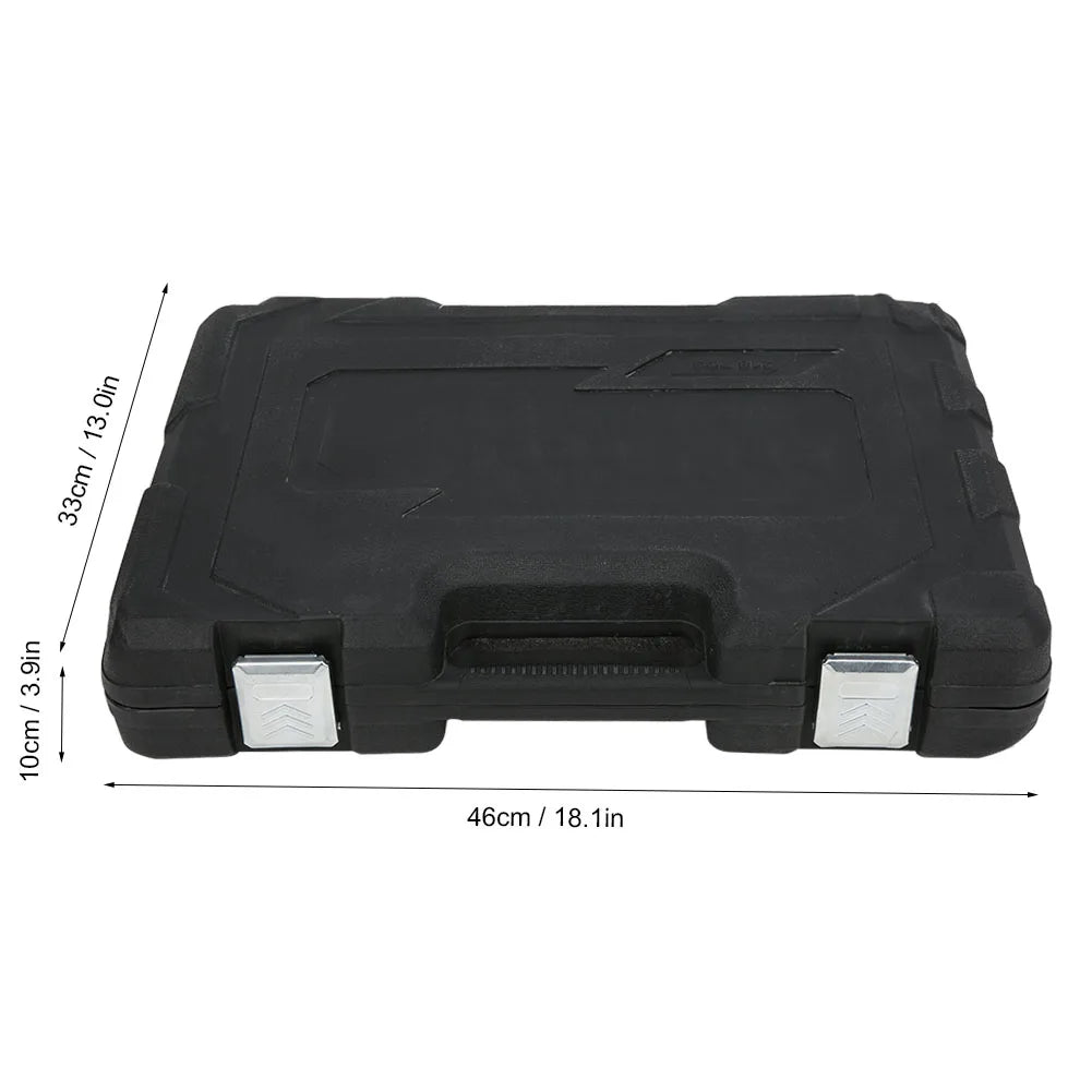Coffret de Clés à Cliquet & Douilles 215 Pièces – Outil Polyvalent pour Réparations & Bricolage !