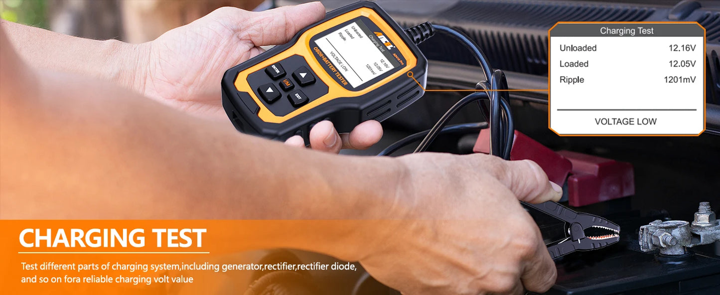 ANCEL AD410 PRO – Lecteur de Codes OBD2 & Testeur de Batterie
