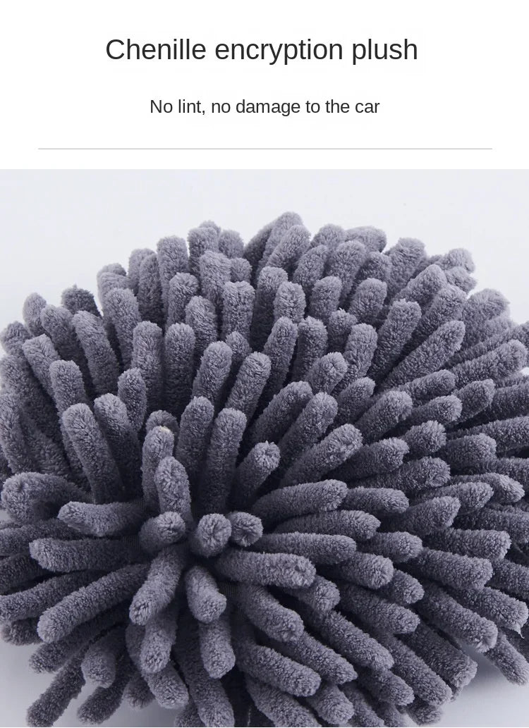 Balai de Lavage Voiture – Télescopique, Rotatif, Double Tête & Double Couche