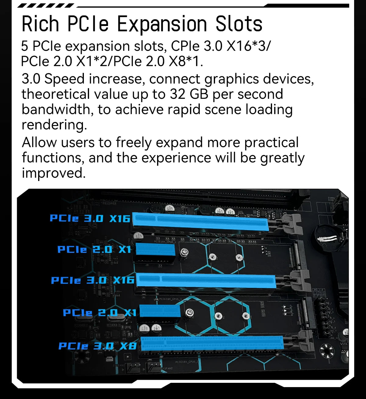 Carte Mère MACHINIST X99 MD8 - LGA 2011-3, Support Dual CPU Xeon V3/V4, DDR4, NVMe M.2, E-ATX