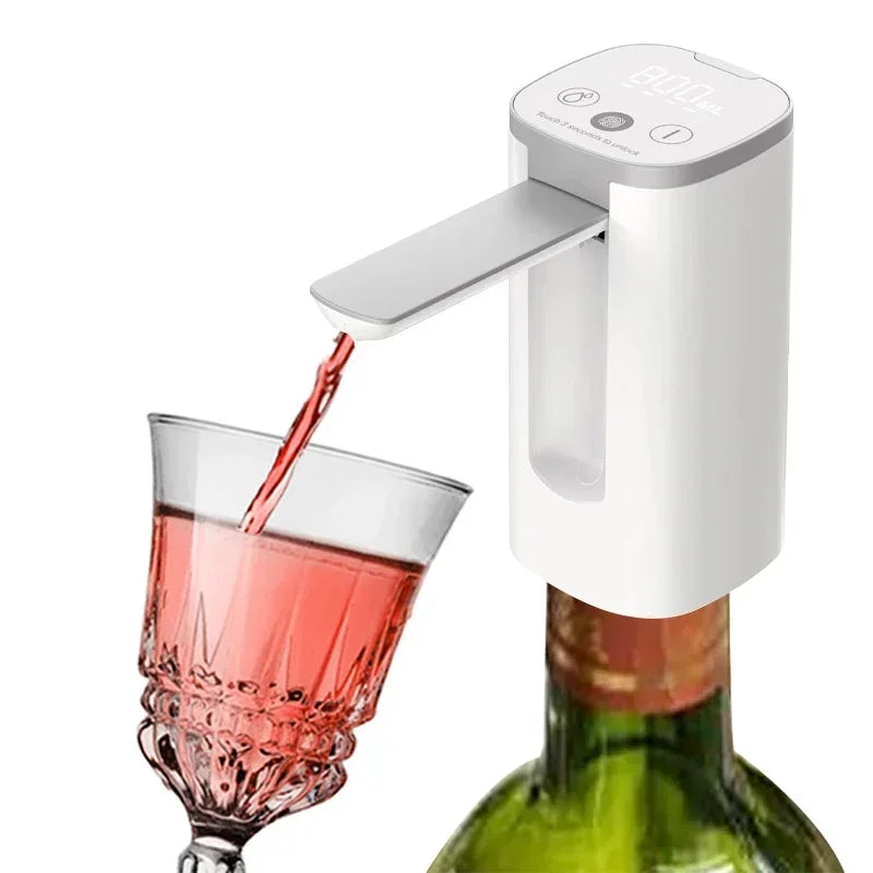 Distributeur d'Alcool Intelligent – Pompe à Whisky & Vin, Quantité Ajustable, Design Pliable