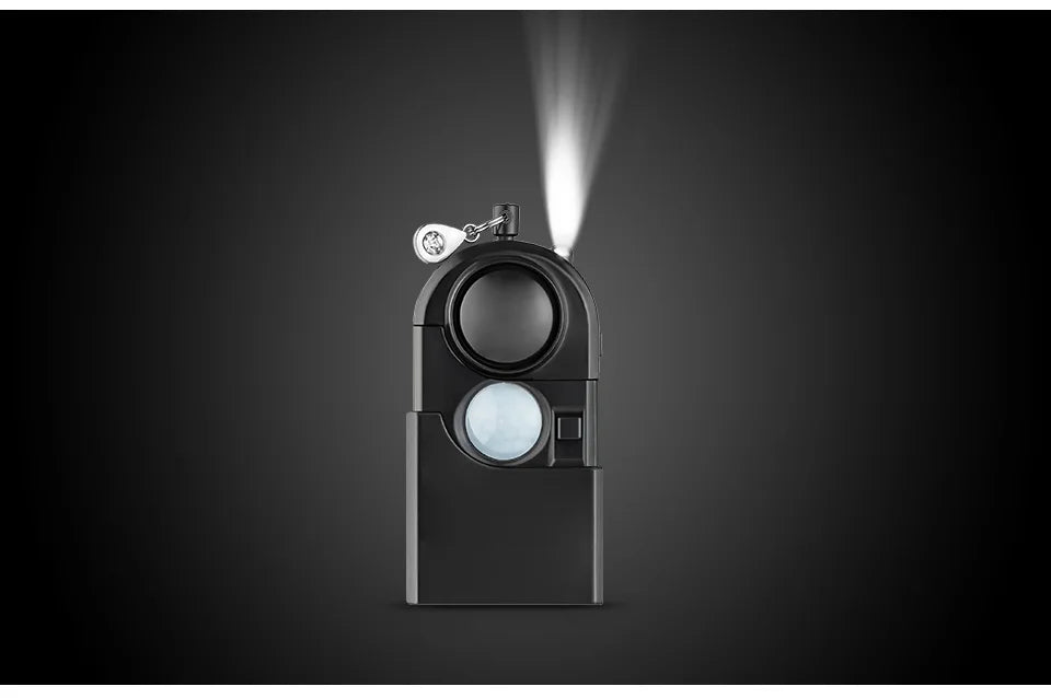 Alarme de Détection de Mouvement KERUI - Mini Alarme Portable 120dB, Sirène SOS & LED, Sécurité pour Voyage, Maison & Enfants